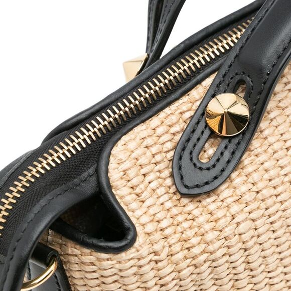 Fendi Medium Raffia By The Way Satchel - Picture 9 of 10